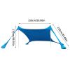 RUEHALF Outdoor Beach Tent Sun Shelter Camping Shades Tents Windproof One-Piece Beach Canopy Tents UPF50+ Portable Family Tent (Size : Green) view 2