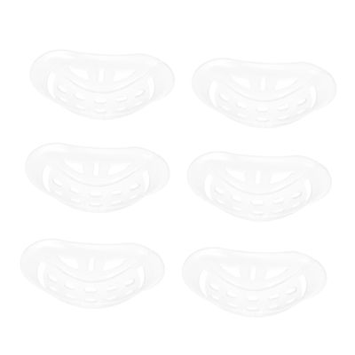 BESPORTBLE 6pcs Motorcycle Helmet Chin Pad Durable Material for Comfort and for Outdoor Sports and Activities