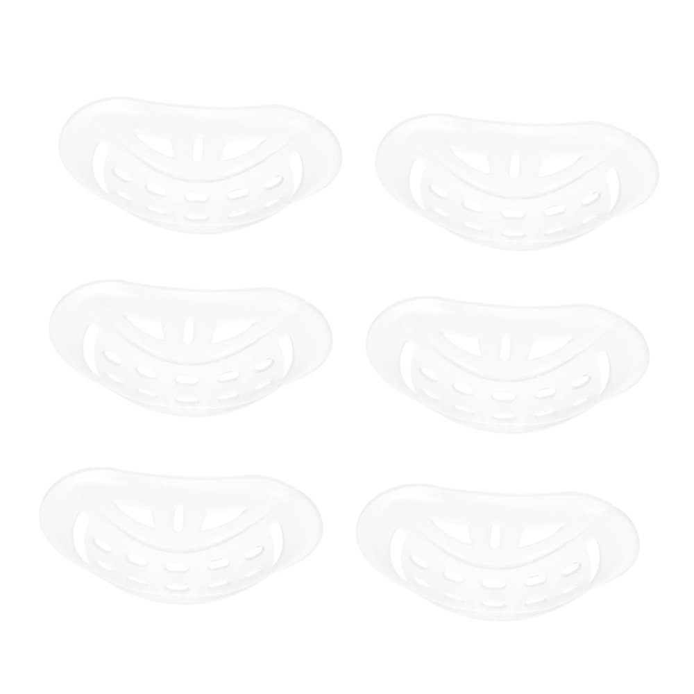 BESPORTBLE 6pcs Motorcycle Helmet Chin Pad Durable Material for Comfort and for Outdoor Sports and Activities