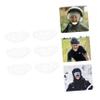 BESPORTBLE 6pcs Motorcycle Helmet Chin Pad Durable Material for Comfort and for Outdoor Sports and Activities view 3