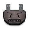 Battle Sports Novelty Football Back Plate  Hard Shell Lower Back Protector with Contoured Foam for High-Impact Protection - Adult, Black Diamond view 1