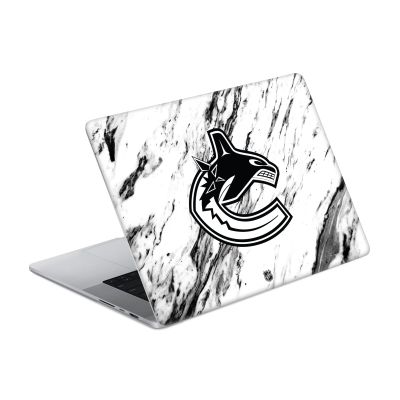 Head Case Designs Officially Licensed NHL Marble Vancouver Canucks Vinyl Sticker Skin Decal Cover Compatible with MacBook Pro 14" A2442