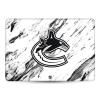 Head Case Designs Officially Licensed NHL Marble Vancouver Canucks Vinyl Sticker Skin Decal Cover Compatible with MacBook Pro 14" A2442 view 2