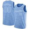 75Gudchoice Custom Basketball Jersey for Men Women Youth, Personalized Stitched Printed Name Number Logo Light Blue White Sports Jersey view 1