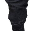Men's Pleated Stretch Skinny Jeans Slim Fit Stretch Tapered Leg Denim Pants Fashion Comfort Casual Biker Jeans (Black,Small) view 2