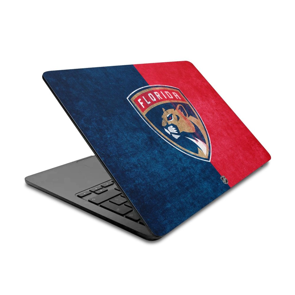 Head Case Designs Officially Licensed NHL Half Distressed Florida Panthers Vinyl Sticker Skin Decal Cover Compatible with MacBook Air 13.6" A2681 (2022)