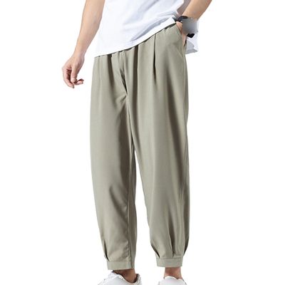 JEsilunmaMY Men's Lightweight Joggers Pants Solid Casual Loose Straight Leg Sweatpants Athletic Slacks for Workout Running (Green,3X-Large)