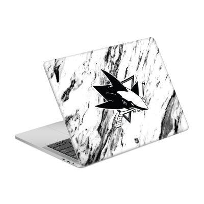 Head Case Designs Officially Licensed NHL Marble San Jose Sharks Vinyl Sticker Skin Decal Cover Compatible with MacBook Pro 13.3" A1708