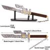 22''lnverted Spear of Heaven Sword Metal 1:1 Replica Sword Not Sharp, Equipped with Display Rack, Suitable for jjk Cosplay and Decoration view 2