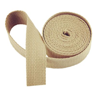 YunYunStrap 3/4 Inch Cotton Webbing Strap for Bags Handles Rucksack Backpacks Luggage Cargo Strapping Arts and Crafts - 10 Yards/roll