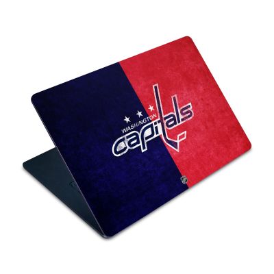 Head Case Designs Officially Licensed NHL Half Distressed Washington Capitals Vinyl Sticker Skin Decal Cover Compatible with Apple MacBook Air 15" M2 2023