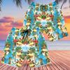 228CLOSET Hawaii Girl Men's Swim Trunks - Hula Dancer Hawaiian Shorts for Men, Men's Summer Bathing Shorts Set 25 Size S view 2
