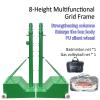 MENUBWPP Volleyball net Volleyball/Badminton Stand with Stable Base Volleyball Net for Backyard 8 Heights 5ft - 7.9ft (Size : Style3) view 2