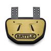 Battle Sports Novelty Football Back Plate  Hard Shell Lower Back Protector with Contoured Foam for High-Impact Protection - Youth, Gold Diamond view 1