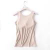 Tank Tops for Women with Built in Bra, Dressy Casual Basic Camisole Stretchy Layer Camis with Shelf Bra Underwear view 3