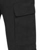 JEsilunmaMY Men's Drawstring Corduroy Cargo Pants Side Pockets Stretch Jogger Sweatpants Relaxed Fit Casual Straight Trousers (Black,Small) view 3