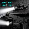 GOPLANT 2500 Lumens Weapon Light Flashlight, Only Rechargeable LED White Light Adjustable Rail-Mounted Without Laser, Aircraft-Grade Aluminum Tactical Gun Light for Picatinny or GL Rail view 2