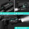 GOPLANT 2500 Lumens Weapon Light Flashlight, Only Rechargeable LED White Light Adjustable Rail-Mounted Without Laser, Aircraft-Grade Aluminum Tactical Gun Light for Picatinny or GL Rail view 4