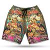 228CLOSET Hawaii Girl Men's Swim Trunks - Playing Guitar Hawaiian Shorts for Men, Men's Summer Bathing Shorts Set 25 Size M view 1