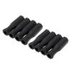 MUSISALY 8pcs Durable Plastic Table Football Handle Covers Ergonomic Grip Replacement for Foosball Rods Black Handle Grip Case for Enhanced Performance and Comfort view 1