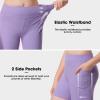 ANIVIVO Girls' 4" Volleyball Biker Dance Shorts - Youth Spandex Yoga Shorts Kids Athletic Running Compression Shorts with Pockets(Lightpurple 9-10) view 3
