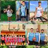 75Gudchoice Custom Basketball Jersey for Men Women Youth, Personalized Stitched Printed Name Number Logo, Light Blue Red Sports Jersey view 2