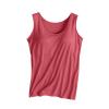 Tank Tops for Women with Built in Bra, Dressy Casual Basic Camisole Stretchy Layer Camis with Shelf Bra Underwear view 1