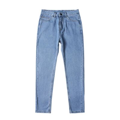 Men's Relaxed Fit Straight Leg Jeans Classic Distressed Cotton Jeans Pants Fashion Comfort Workwear Denim Pants (Light Blue,Small)