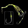 WAOCEO Fish Hook 4 PCS/Box Explosion Fishing Hook Spring Lure Green Line Bomb Hook Anti-Hanging End Throw Rod Hook Waist Drum Bait Cage Fishing Accessories (Color : 10#) view 3