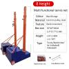 MENUBWPP Volleyball net Badminton/Volleyball Net with Stand 8 Height Adjustment Outdoor Volleyball Rack with Wheels (Size : Style1) view 2