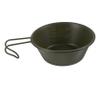 GANAZONO Camp Outdoor Stainless Steel Salad Bowl Handle Multi-purpose Leakproof Bowl for Soup Water Cup view 1