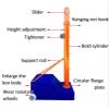 MENUBWPP Volleyball net Badminton/Volleyball Net with Stand 8 Height Adjustment Outdoor Volleyball Rack with Wheels(Style3) view 3