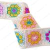 PAXMATE Cotton Webbing, 2 Inch Webbing Crochet Flower Webbing Strap for Bags, Arts and Crafts view 4