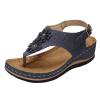 Generic Orthopedic Sandals for Women, Women's Comfortable Orthopedic Sandals Thong Dressy T-Strap Casual Summer Arch Support Sandals, 7.5 Wide view 1