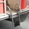 BABYCE Boat Ladder Marine Yacht Pontoon Boat Ladder with Safe Handrails, 4 Step Telescoping Swim Dock Ladder, Heavy Duty Stainless Steel Marine Boat Inboard Ladder view 2