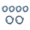 WOWCLEDED Bike Wheel Hub Bearings Kit Bearings 15 * 24 * 5mm 10 * 19 * 5mm Bike Pivot Chrome Steel Bearing Set view 2