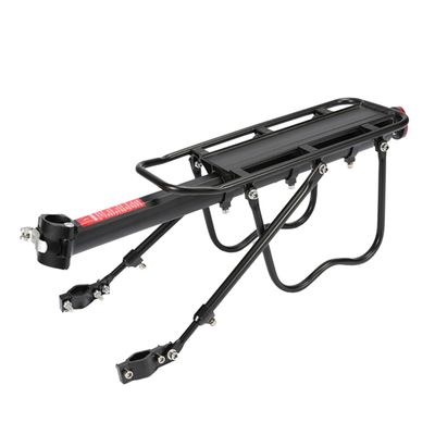 HANABASS Practical Bike Rear Rack Luggage Carrier for Mountain and Road Bikes Lightweight Easy to Install Includes Installation Tool and English Manual
