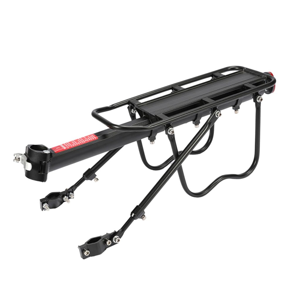 HANABASS Practical Bike Rear Rack Luggage Carrier for Mountain and Road Bikes Lightweight Easy to Install Includes Installation Tool and English Manual