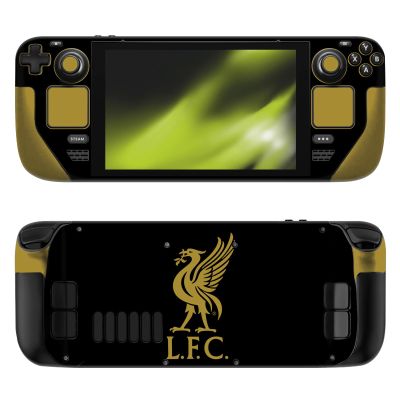 Head Case Designs Officially Licensed Liverpool Football Club Liver Bird Gold On Black Art Vinyl Sticker Skin Decal Cover Compatible with Steam Deck