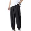 JEsilunmaMY Men's Lightweight Joggers Pants Solid Casual Loose Straight Leg Sweatpants Athletic Slacks for Workout Running (Black,3X-Large) view 1