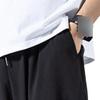 JEsilunmaMY Men's Lightweight Joggers Pants Solid Casual Loose Straight Leg Sweatpants Athletic Slacks for Workout Running (Black,3X-Large) view 2