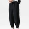 JEsilunmaMY Men's Lightweight Joggers Pants Solid Casual Loose Straight Leg Sweatpants Athletic Slacks for Workout Running (Black,3X-Large) view 4