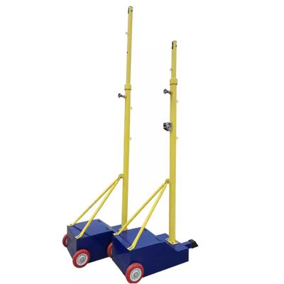 MENUBWPP Volleyball net 2 Heights 1.55-2.1m/5-6.8ft,air Volleyball Badminton Net Freestanding with Wheels Asy to Move and Install (Size : Style 2)