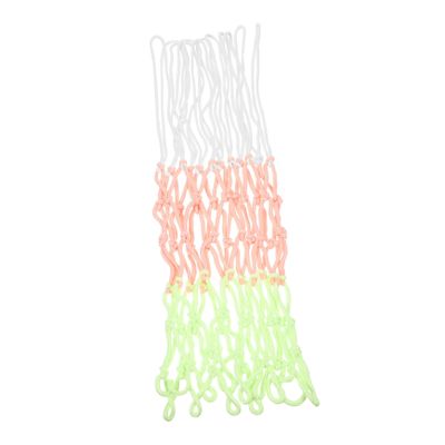 Anneome Basketball Net Replacement Night Glow Basketball Netting for Outdoor Use Frame Net for Standard Hoops for Day
