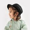 NineFit Basics Kids Wide Brim Adjustable Mesh Sun Hat UPF 50+ Sun Protectio Summer Beach Hat Kid Bucket Hats (Black, 12-24 Months) view 2