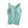 Tank Tops for Women with Built in Bra, Dressy Casual Basic Camisole Stretchy Layer Camis with Shelf Bra Underwear view 1
