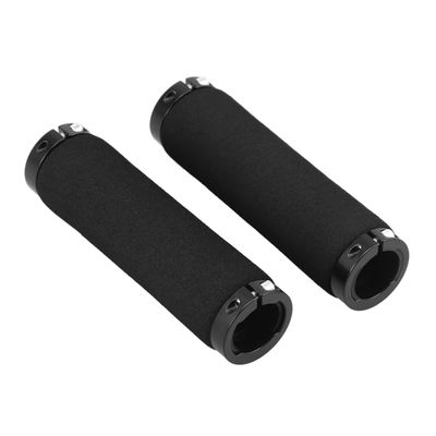 HANABASS Soft Bicycle Handlebar Grips Bike Handle Grips Locking Mechanism Comfortable and