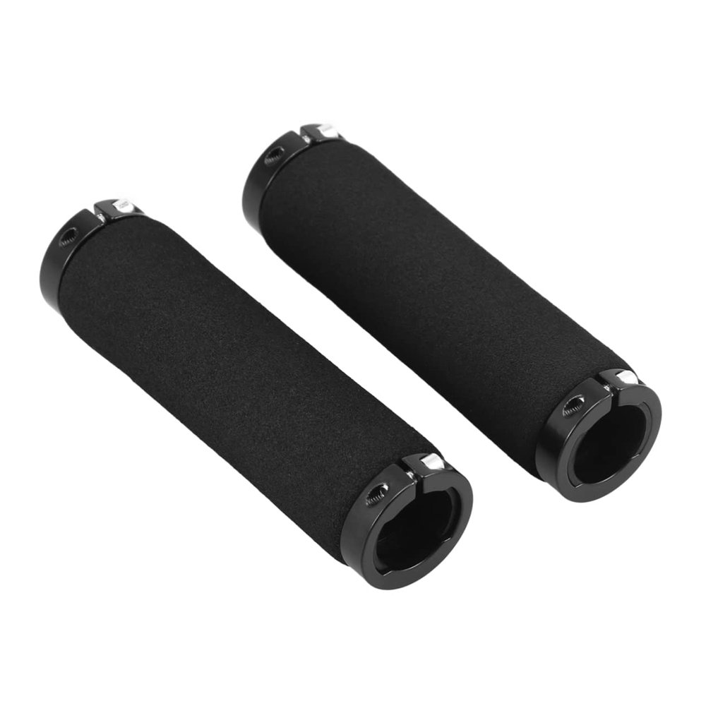 HANABASS Soft Bicycle Handlebar Grips Bike Handle Grips Locking Mechanism Comfortable and