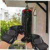 Anneome 1pair Half-Finger Kickboxing Gloves for Sparring and Training Pu Material Excellent Shock Absorption Stylish Design for Men Women and Youth view 4