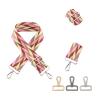 MOOWI Shoulder Strap Bag Strap 5CM Wide Thick Backpack Colourful Fabric Strap Replacement Bag Strap Long Strap Crossbody Handbag Replacement Strap (Color : KE181-A7, Size : Light Gold Buckle) view 1